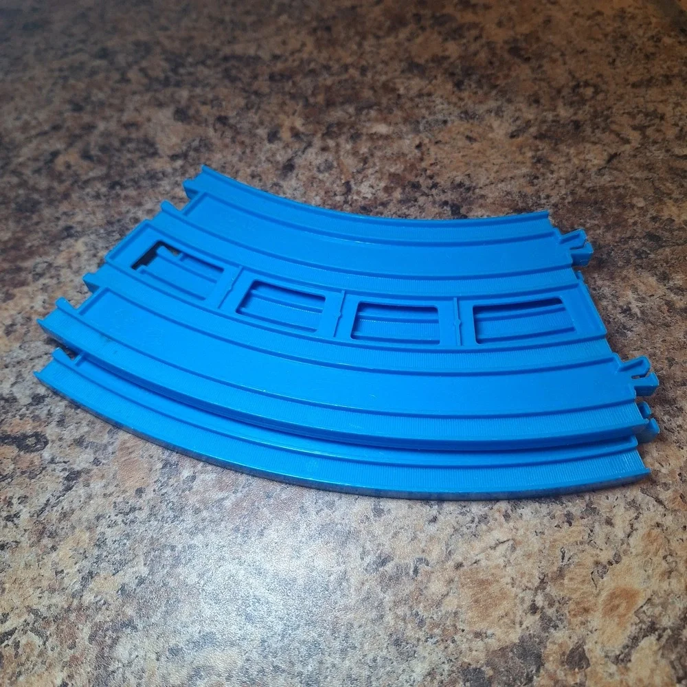 Tomy Blue Curved Train Track Pieces Replacement Pieces Switch Thomas and Friends